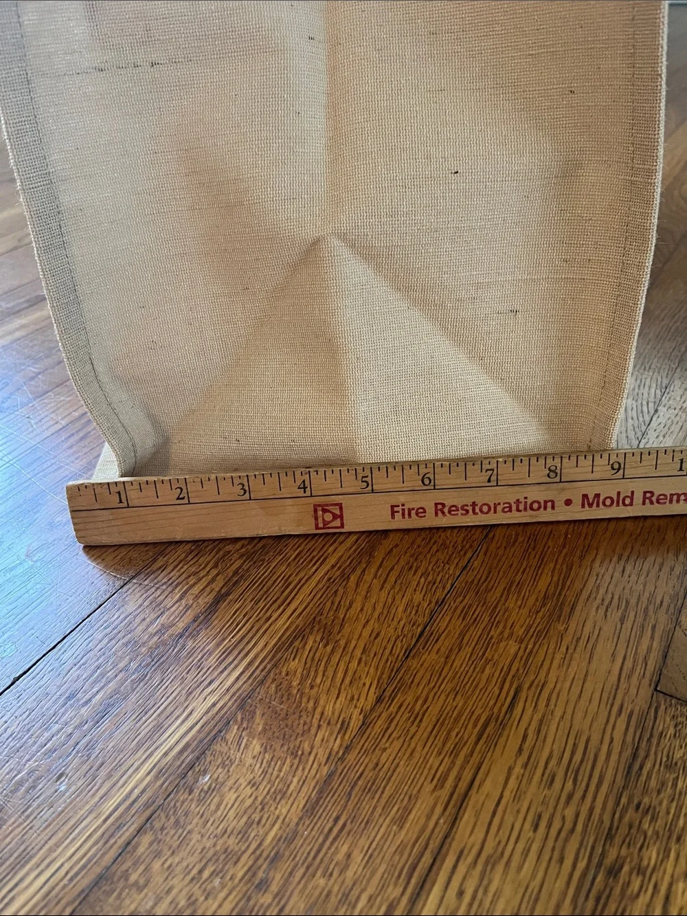 ARHAUS Natural Canvas Tote with Black Handles